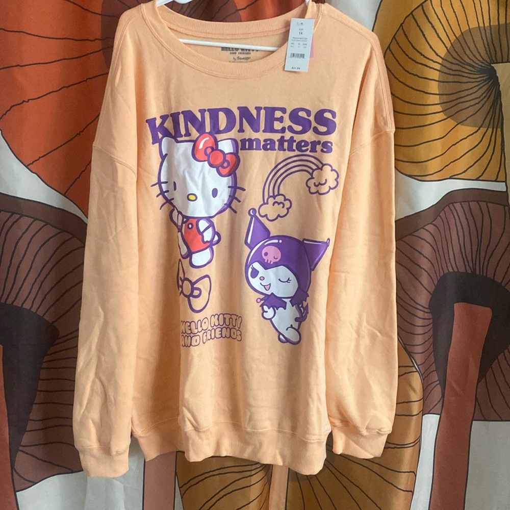 NWT SANRIO HELLO KITTY KINDNESS sweatshirt